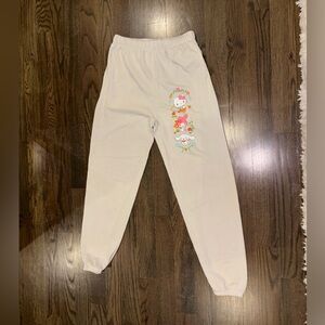 Hello Kitty joggers; gently worn